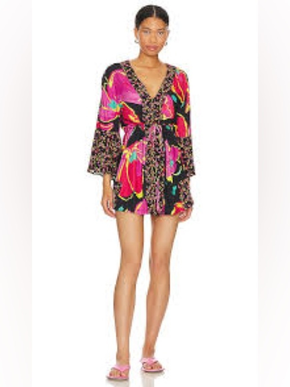 Maaji Joy floral mini Kaftan
